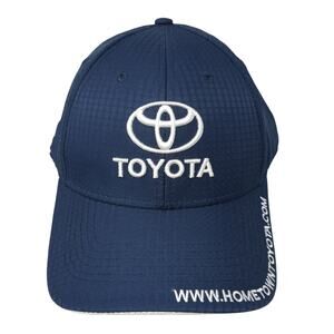 Toyota Hometown Strapback Baseball Cap Blue One Size Adjustable Atlanta Cap
